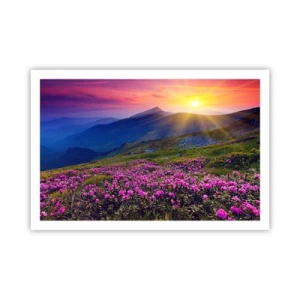 Affiche - Poster - … Et autour, ça sent le pin des montagnes et l'odeur de la prairie - 91x61 cm