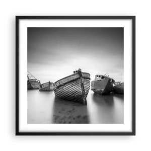 Affiche dans un cadre noir - Poster - Cùest déjà un souvenir... - 50x50 cm