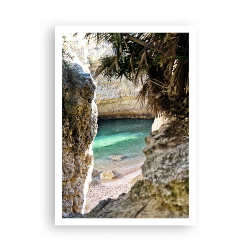 Affiche - Poster - Baie turquoise - 70x100 cm