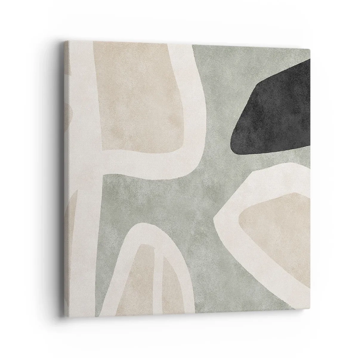 Impression sur toile - Image sur toile - Composition pour motif noir - 40x40 cm