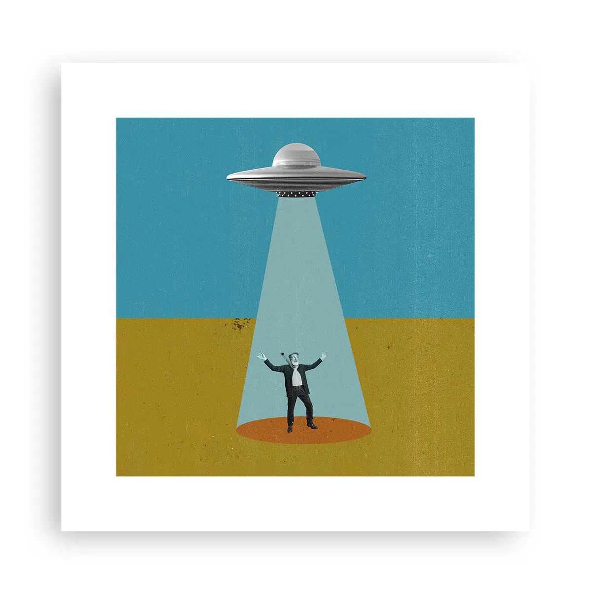 Affiche - Poster - Rencontre proche - 30x30 cm