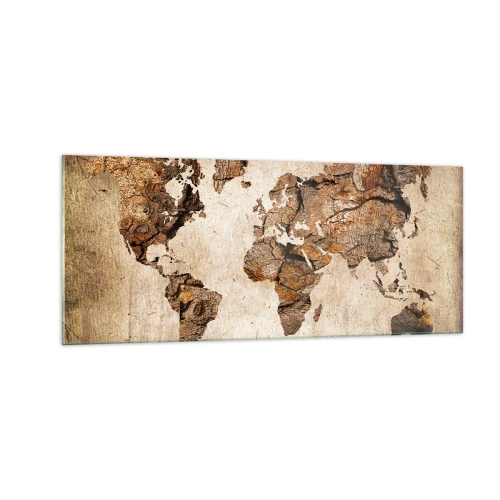 Impression sur verre - Image sur verre - Découverte du monde - 100x40 cm