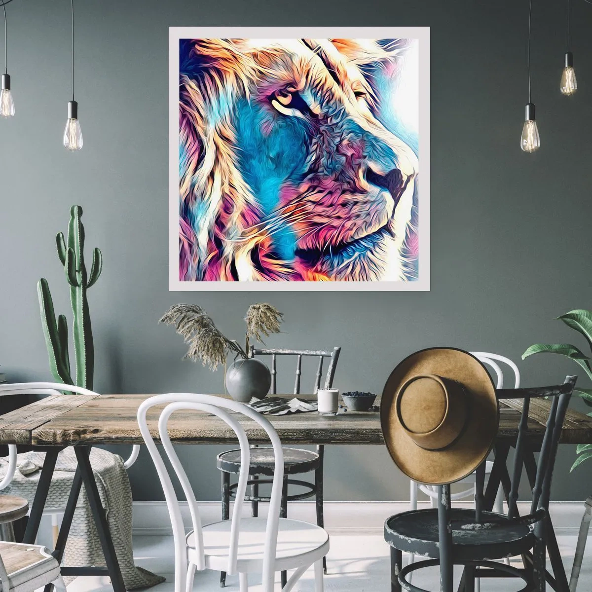 Affiche - Poster - L'intelligence de la nature - 30x30 cm