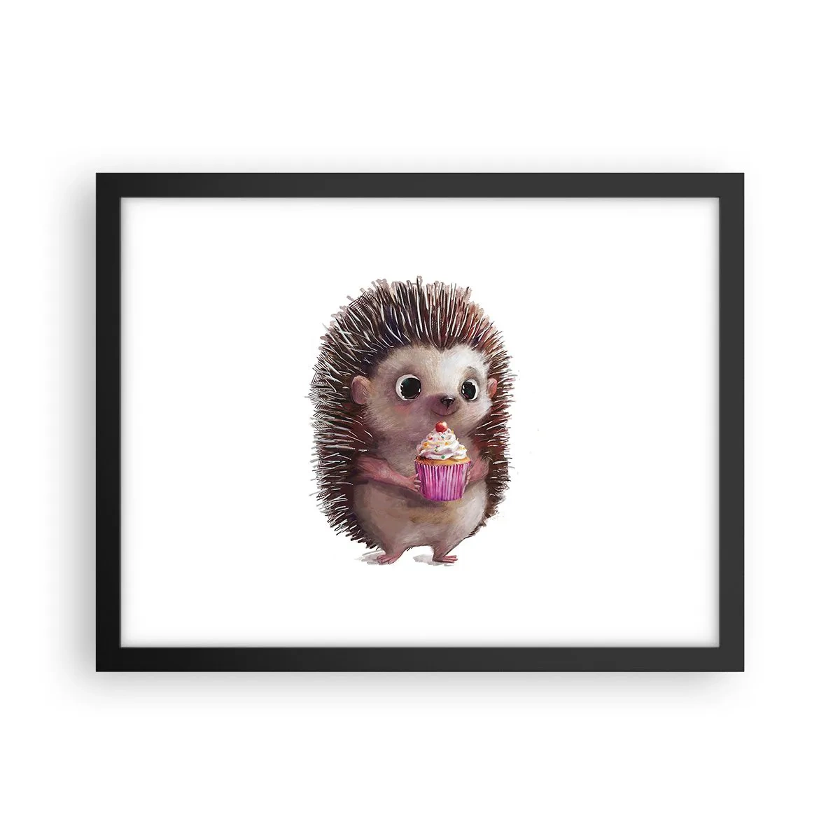 Affiche dans un cadre noir - Poster - La fête c'est tous les jours - 40x30 cm