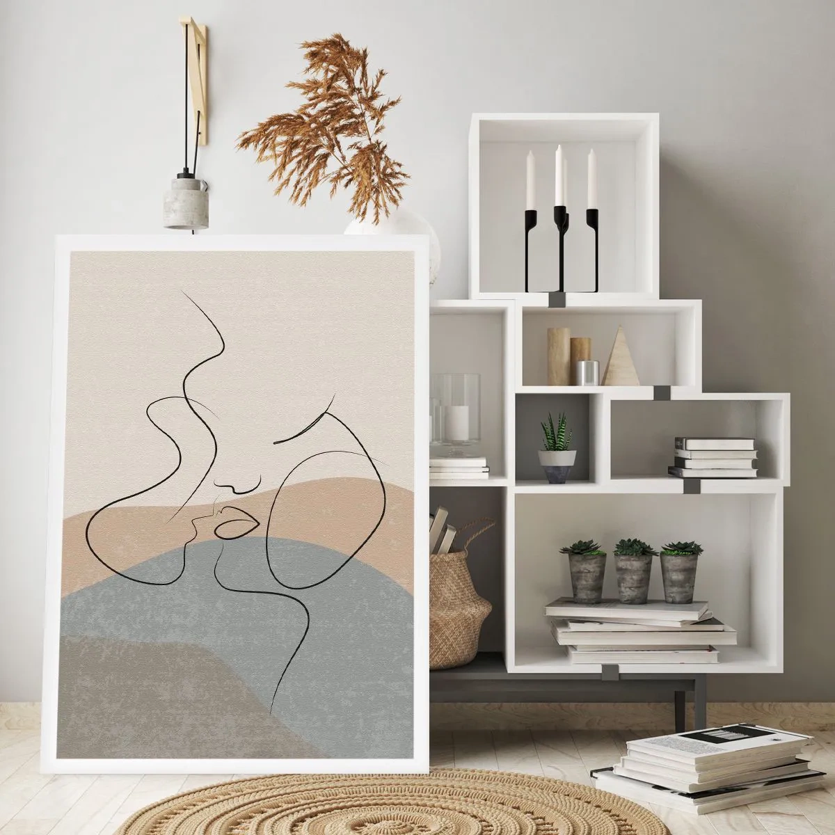 Affiche - Poster - Comme un coup de pinceau - 30x40 cm