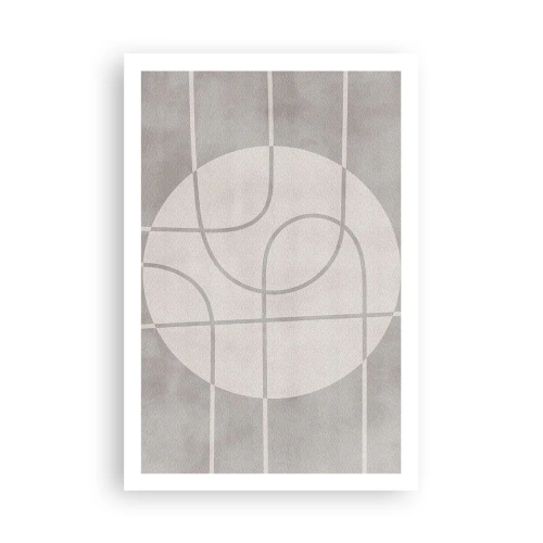 Affiche - Poster - Circulaire et tout droit - 61x91 cm