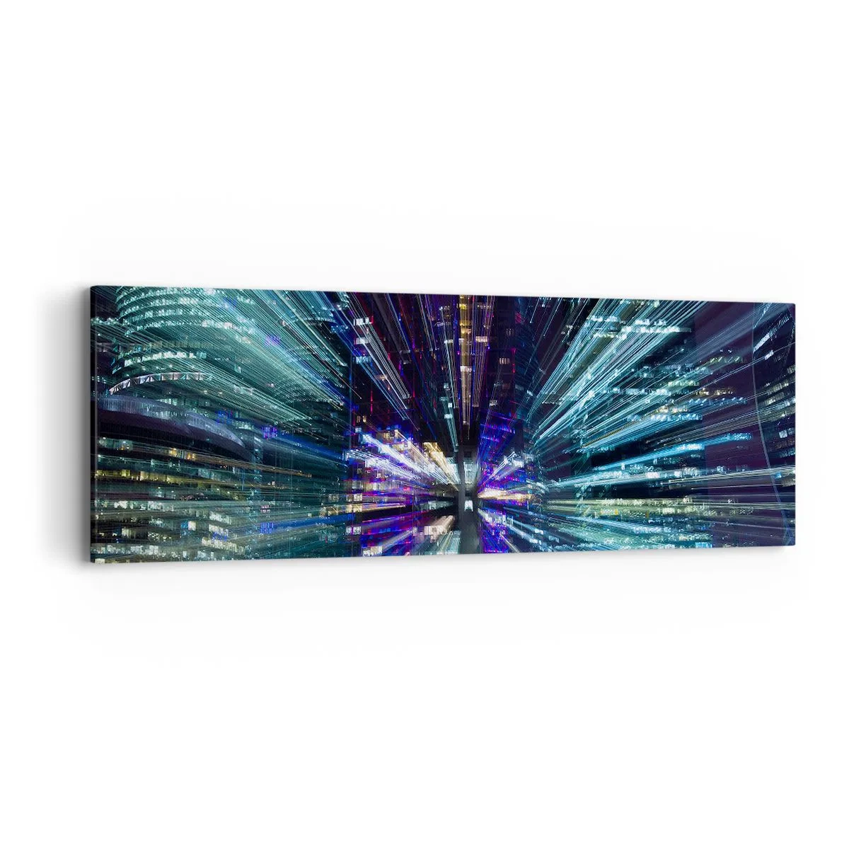 Impression sur toile - Image sur toile - Transition vers l'hyperespace - 90x30 cm