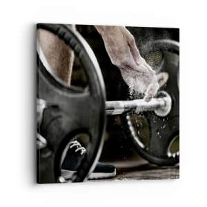 Impression sur toile - Image sur toile - Défi accepté! - 30x30 cm