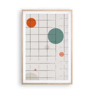 Affiche dans un chêne clair - Poster - Piégé. Nous ou eux ? - 61x91 cm