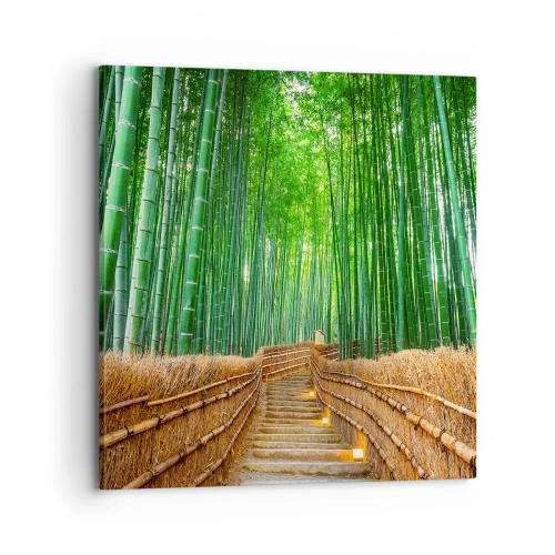Impression sur toile - Image sur toile - L'essence de la nature asiatique - 70x70 cm