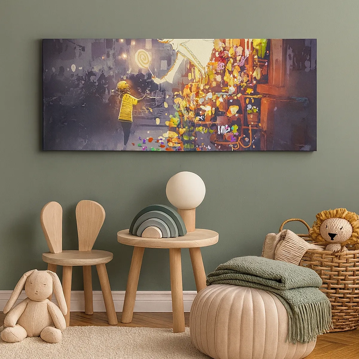 Impression sur toile - Image sur toile - La magie existe - 30x30 cm