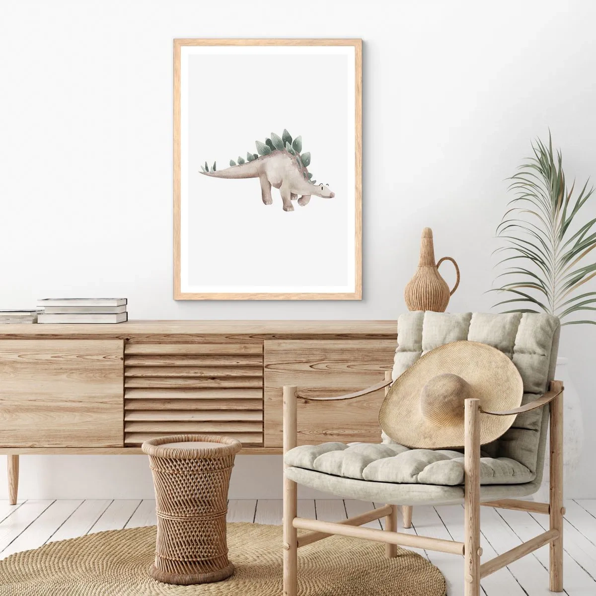 Affiche dans un chêne clair - Poster - Votre ami - 40x50 cm