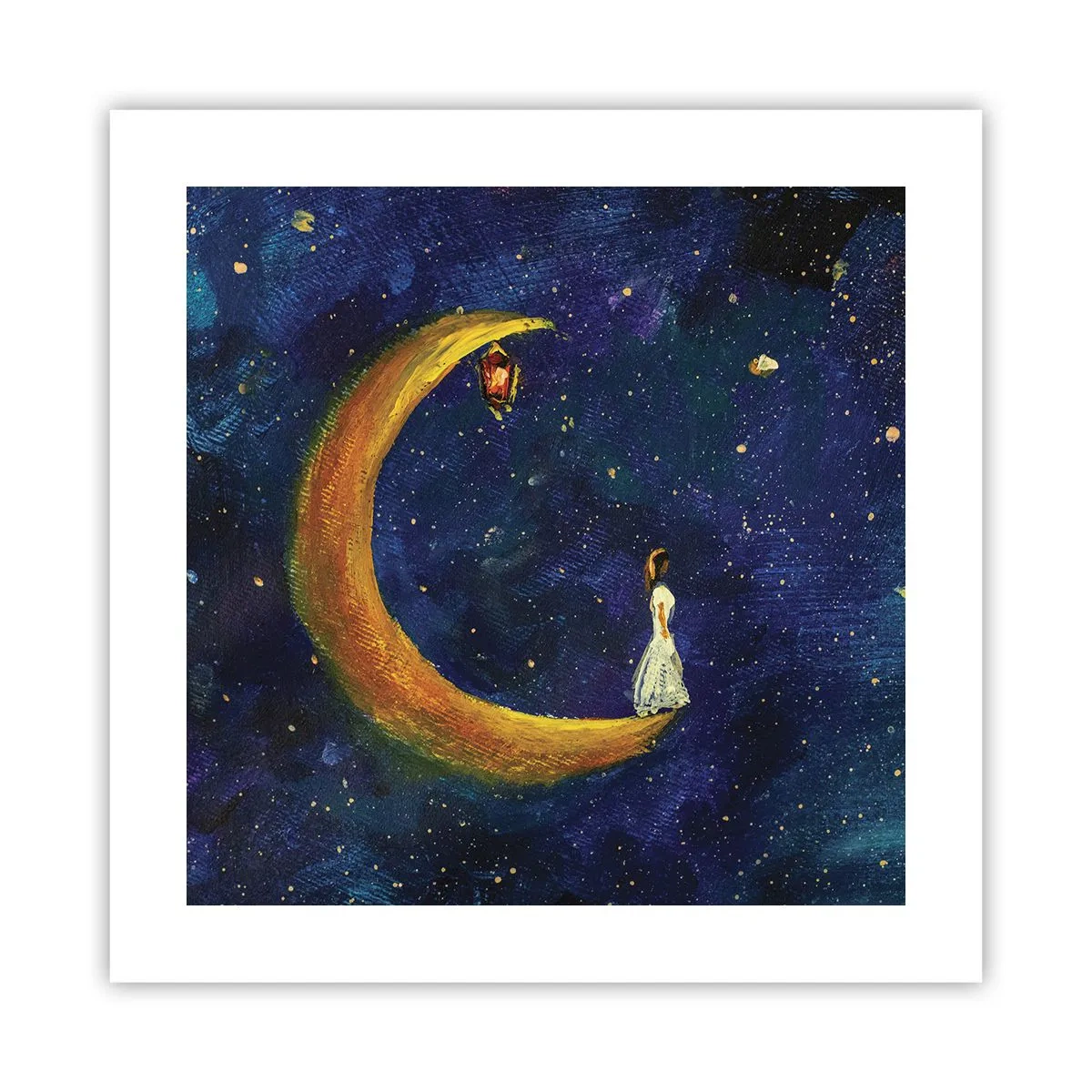 Affiche - Poster - Appel du monde - 40x40 cm