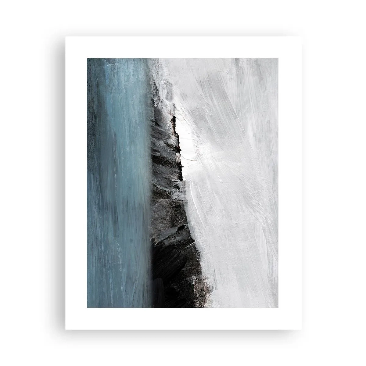 Affiche - Poster - Eau – terre : choc des éléments - 40x50 cm