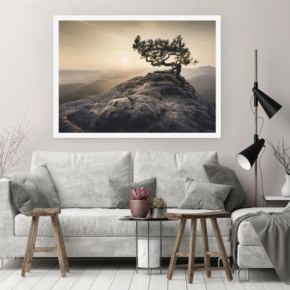 Affiche - Poster - La vie gagne toujours - 40x30 cm