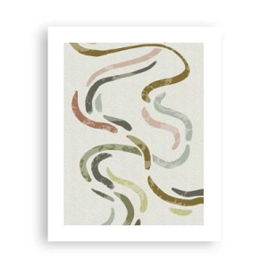 Affiche - Poster - Une joyeuse danse de l'abstraction - 40x50 cm