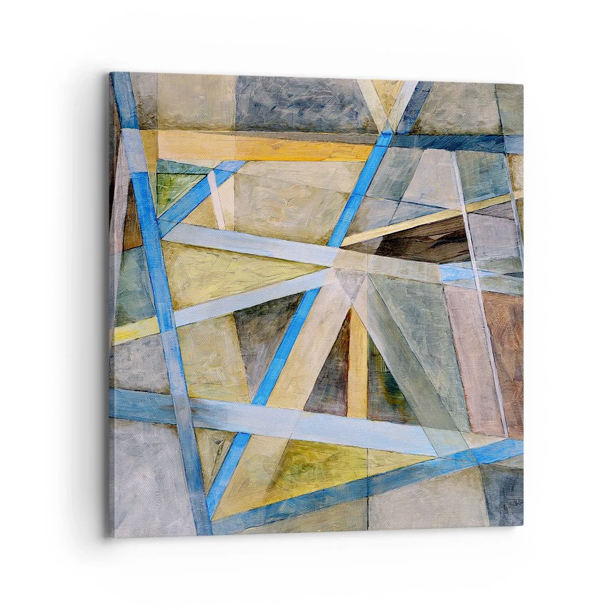 Impression sur toile - Image sur toile - Tout droit ou en diagonale ? - 70x70 cm