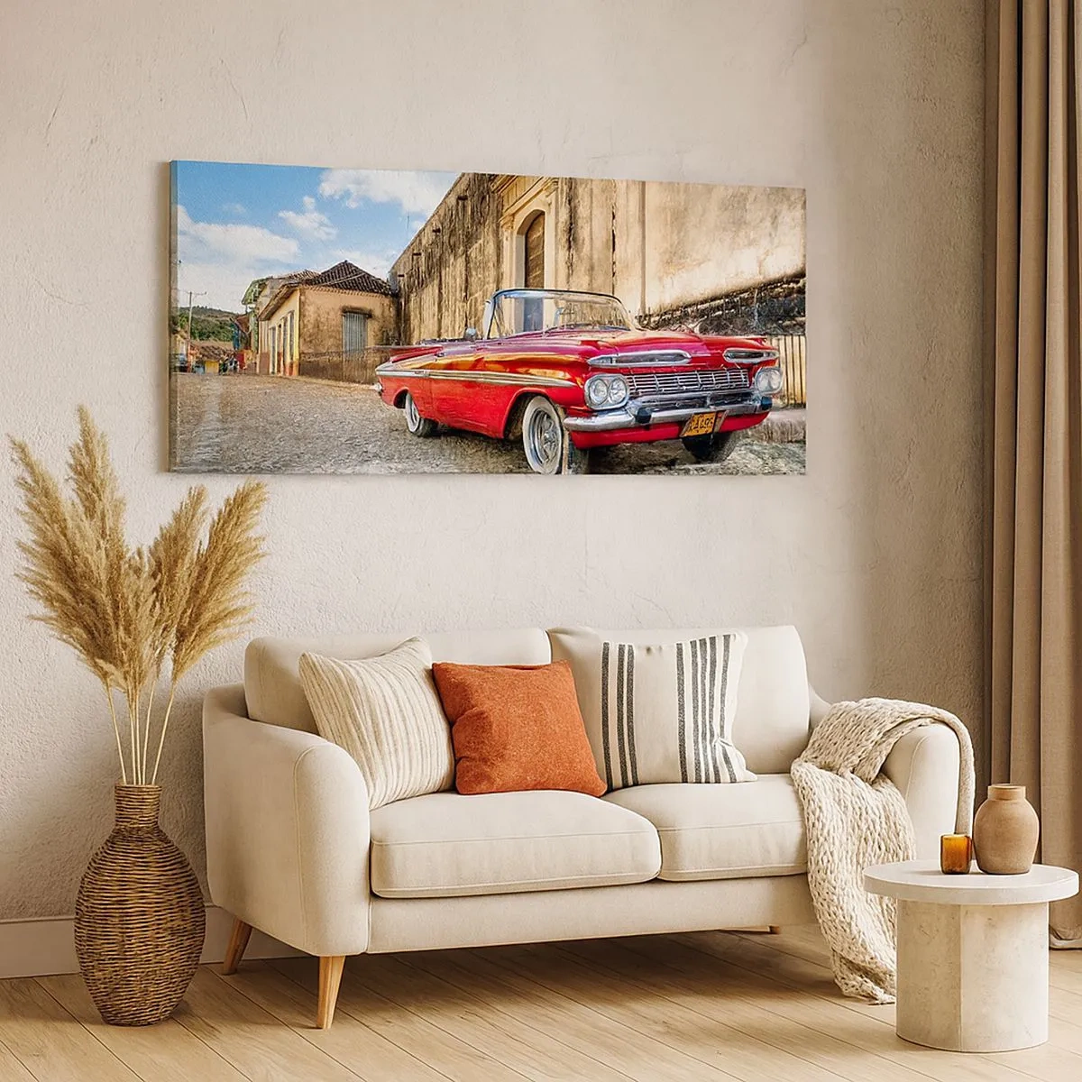 Impression sur toile - Image sur toile - Émotions cubaines - 100x40 cm