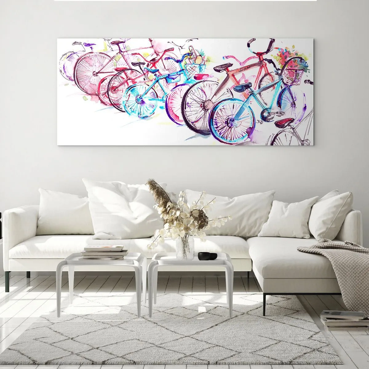 Impression sur verre - Image sur verre - Congrès du club Antymoto - 100x40 cm