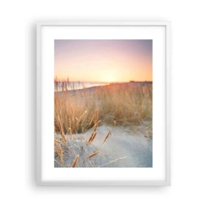 Affiche dans un cadre blanc - Poster - Berceuse baltique - 40x50 cm