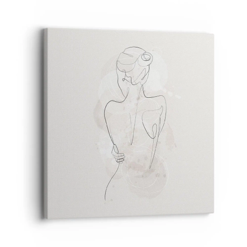 Impression sur toile - Image sur toile - Comme un instrument sensible - 30x30 cm