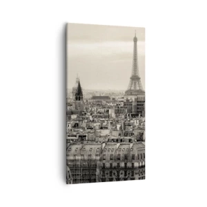 Impression sur toile - Image sur toile - Sur les toits de Paris - 55x100 cm