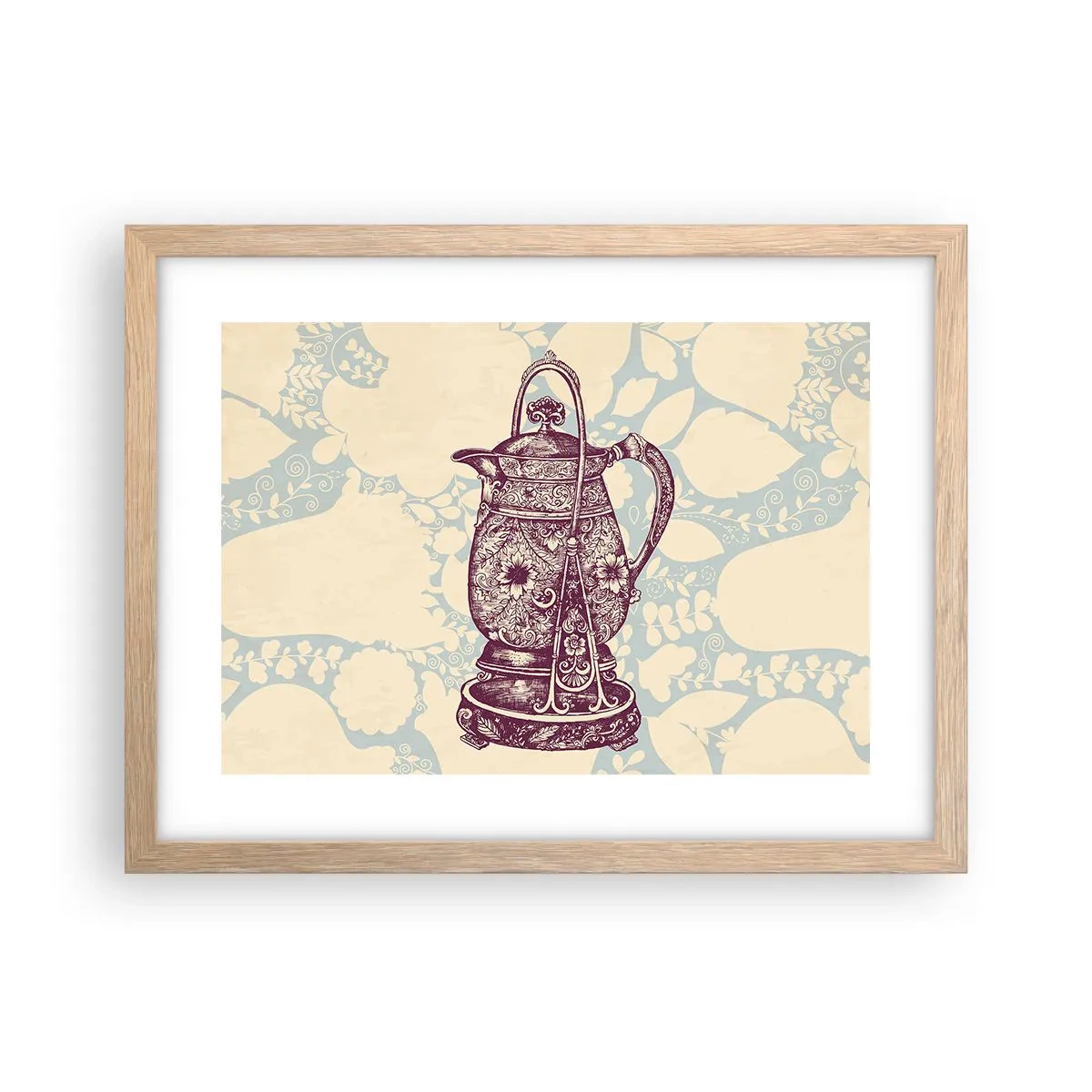 Affiche dans un chêne clair - Poster - La beauté du quotidien - 40x30 cm