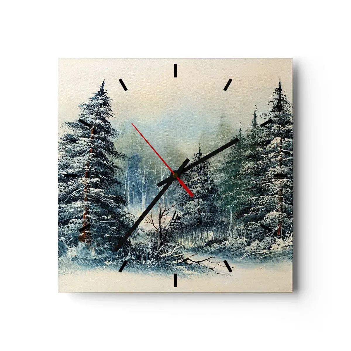 Horloge murale - Pendule murale - Prêt pour les fêtes - 40x40 cm