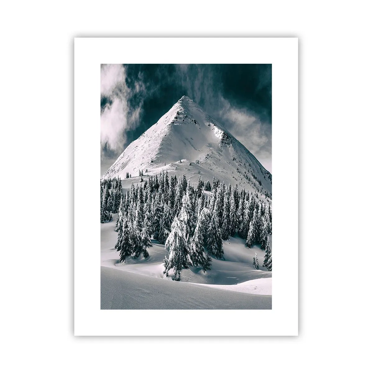 Affiche - Poster - Le pays de la neige et de la glace - 30x40 cm