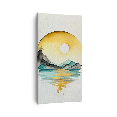 Impression sur toile - Image sur toile - Dans le cercle de la beauté - 55x100 cm