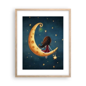 Affiche dans un chêne clair - Poster - Il était une fois... - 40x50 cm