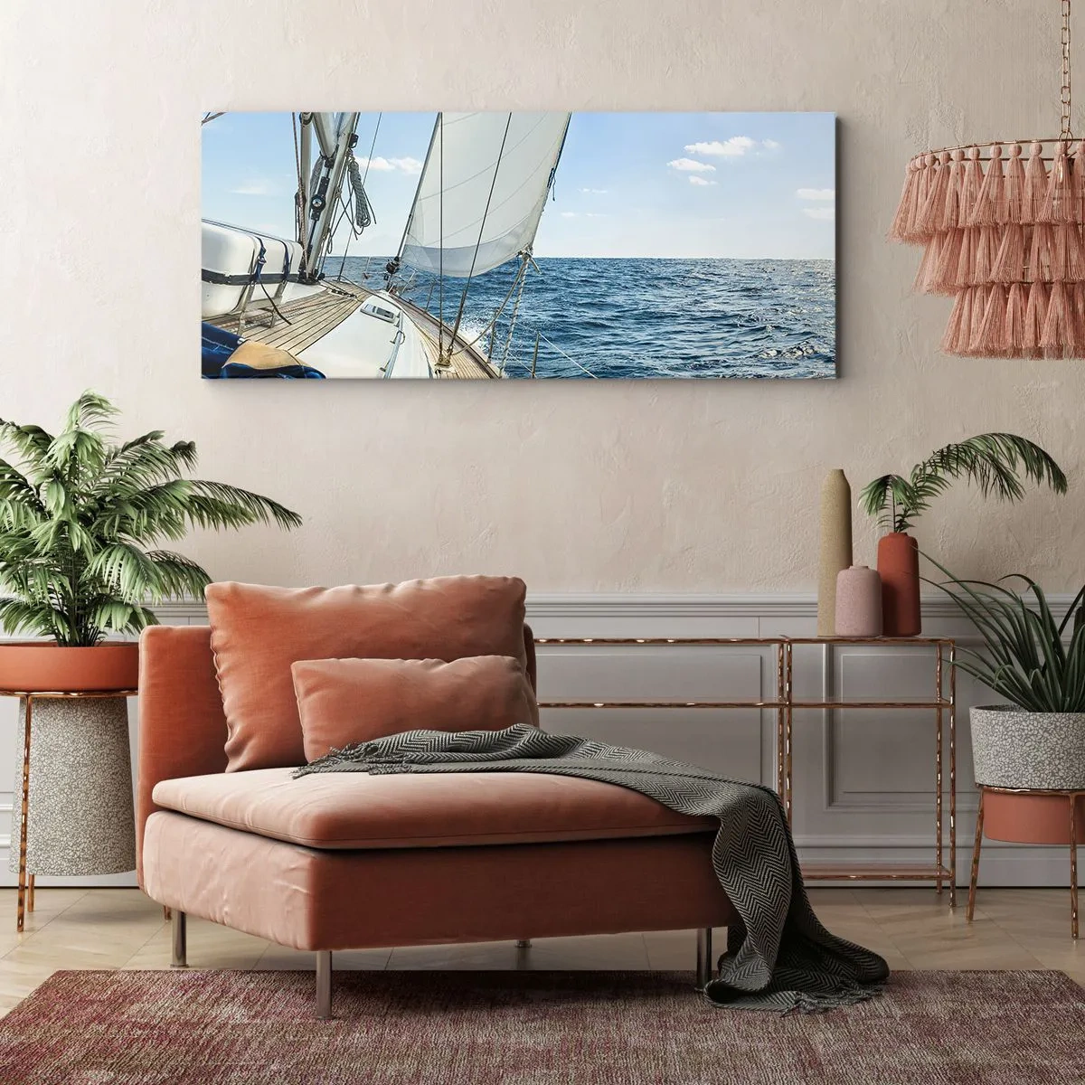Impression sur toile - Image sur toile - Ohé, l'aventure - 100x40 cm