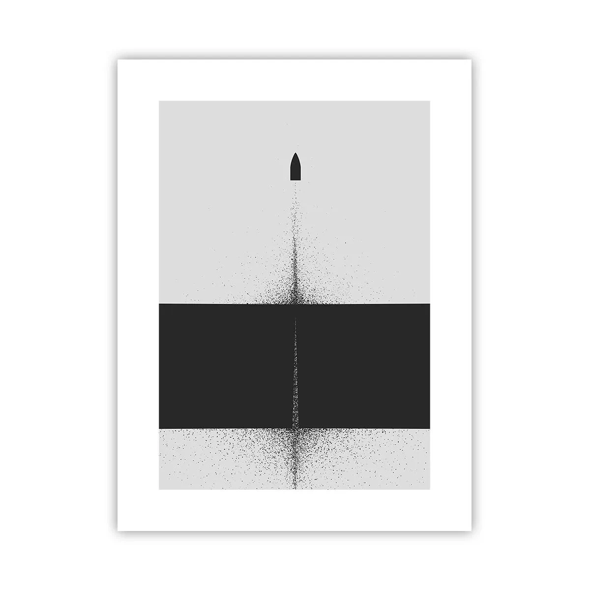 Affiche - Poster - Droit au but - 30x40 cm