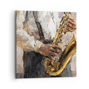 Impression sur toile - Image sur toile - C'est l'heure du solo - 70x70 cm