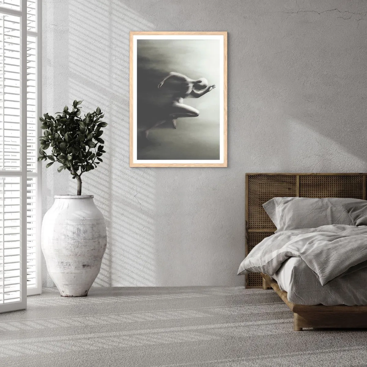 Affiche dans un chêne clair - Poster - Inarrêtable - 50x70 cm