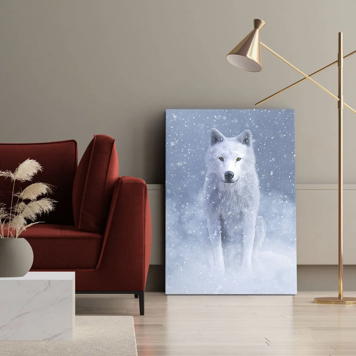 Impression sur toile - Image sur toile - Dans une âme d'hiver - 55x100 cm
