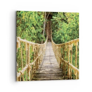 Impression sur toile - Image sur toile - Suspendu dans la nature - 70x70 cm