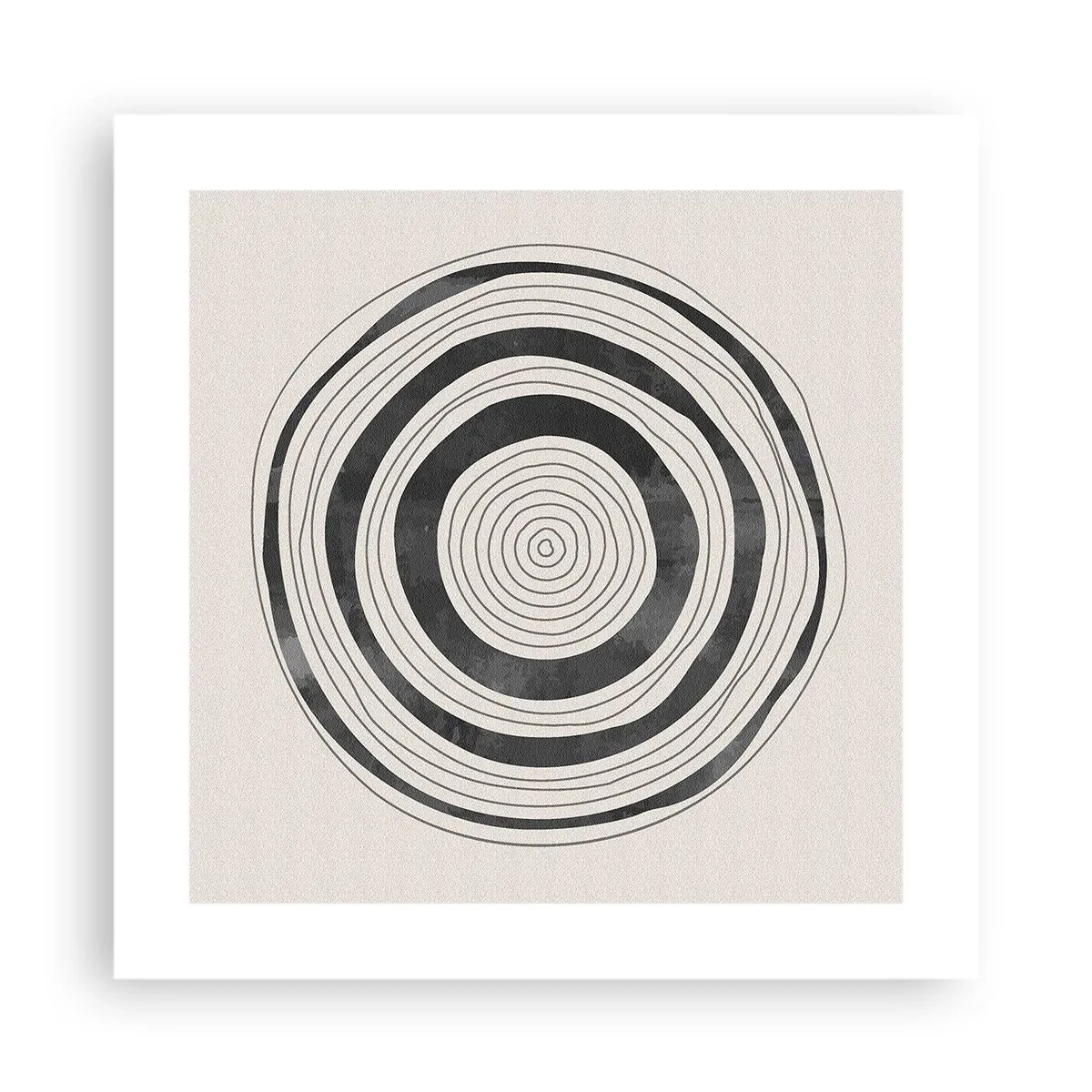 Affiche - Poster - Ce qui est important c'est ce qu'il y a entre les deux - 40x40 cm