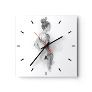 Horloge murale - Pendule murale - Belle comme une peinture - 40x40 cm