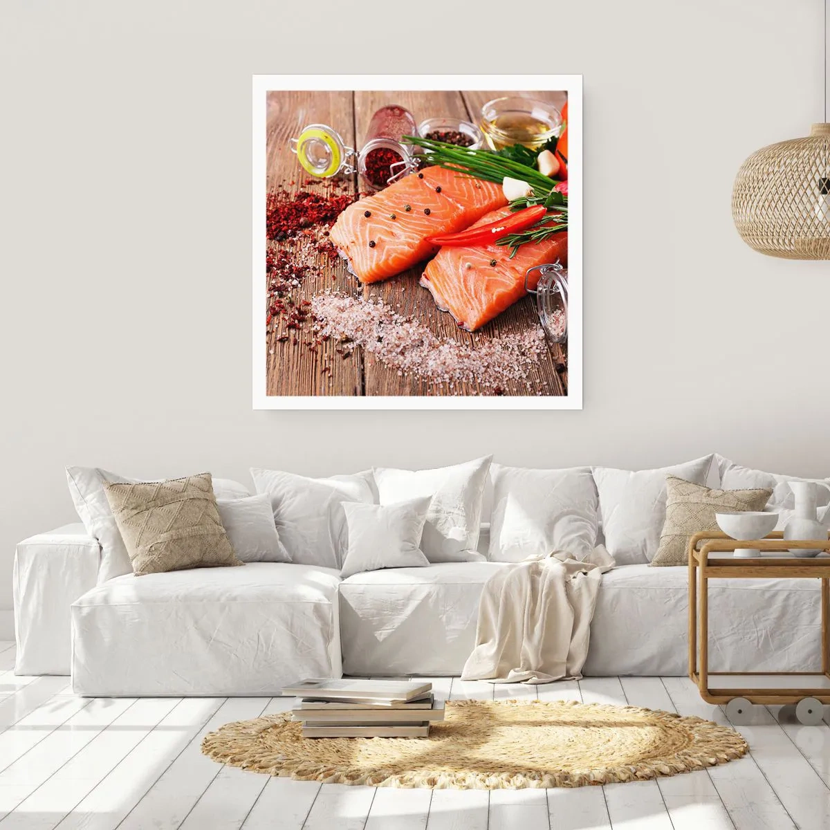 Affiche - Poster - Aventure norvégienne dans la cuisine - 40x40 cm