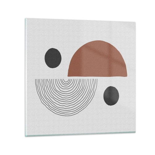 Impression sur verre - Image sur verre - Perfection de la roue - 30x30 cm