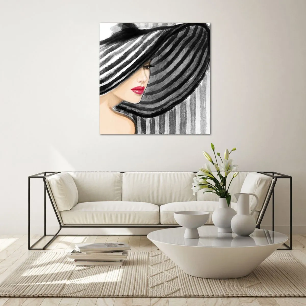 Impression sur verre - Image sur verre - Où te chercher ? - 70x70 cm