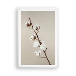 Affiche dans un cadre blanc - Poster - A la source de la douceur - 61x91 cm