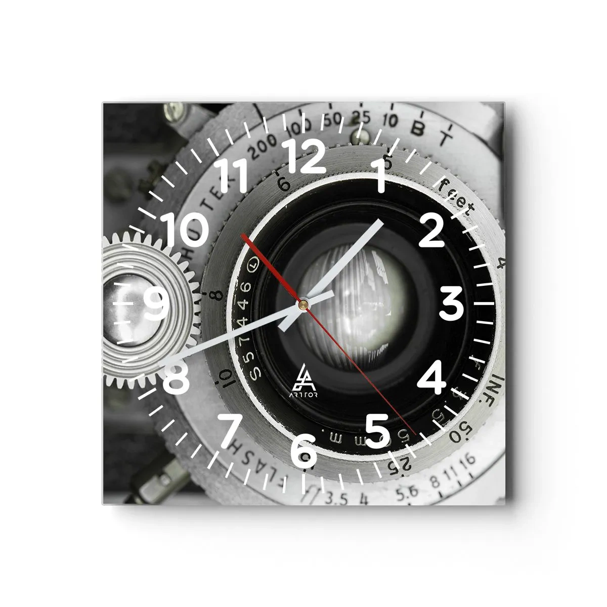 Horloge murale - Pendule murale - Histoire d'Hollywood - 30x30 cm