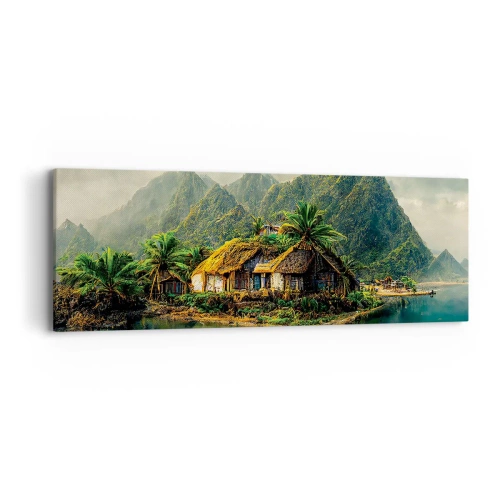 Impression sur toile - Image sur toile - Paradis tropical - 90x30 cm