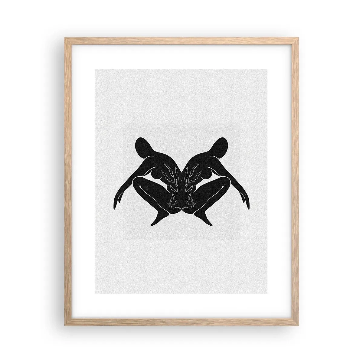 Affiche dans un chêne clair - Poster - Une âme commune - 40x50 cm