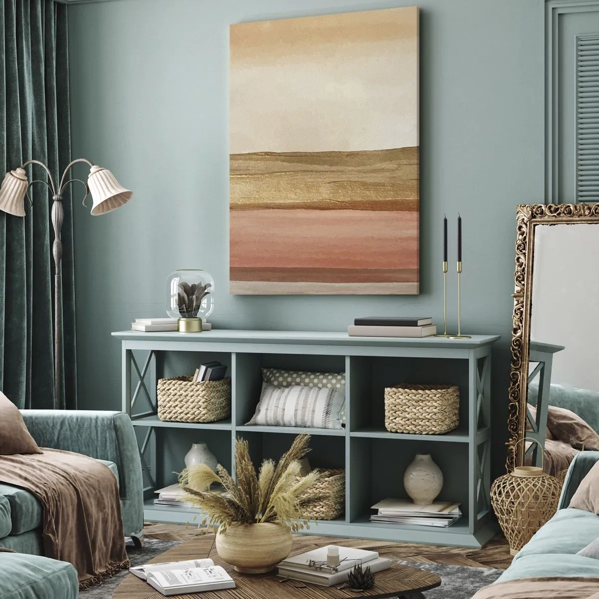 Impression sur toile - Image sur toile - Composition verticale - 65x120 cm