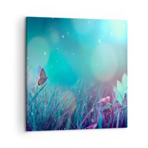 Impression sur toile - Image sur toile - La vie secrète de la prairie - 50x50 cm