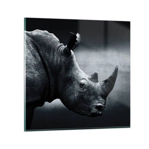 Impression sur verre - Image sur verre - Le profil droit - 70x70 cm