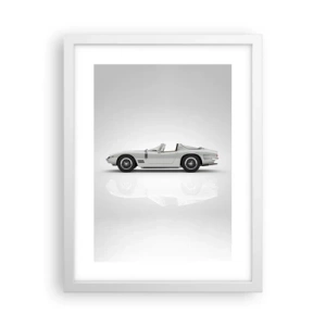 Affiche dans un cadre blanc - Poster - Promesse de plaisir - 30x40 cm